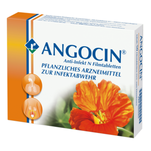 Angocin ist ein pflanzliches Arzneimittel aus Kapuzinerkresse und Meerrettich. Es wird bei Blasenentzündungen und Erkältungen eingesetzt.