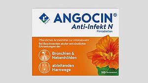Hier sieht man die Packung vom Arzneimittel ANGOCIN Anti-Infekt N